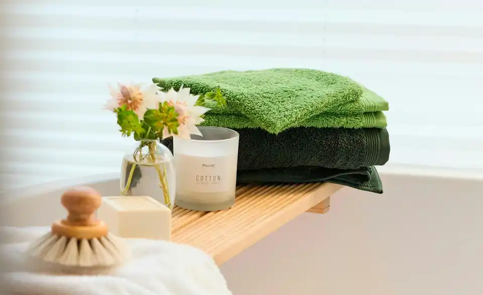 Möve Handtuch, in Wohnsituation