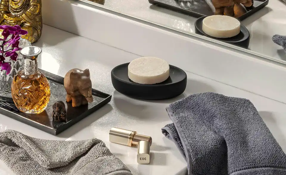 Möve Seifenschale, in Wohnsituation