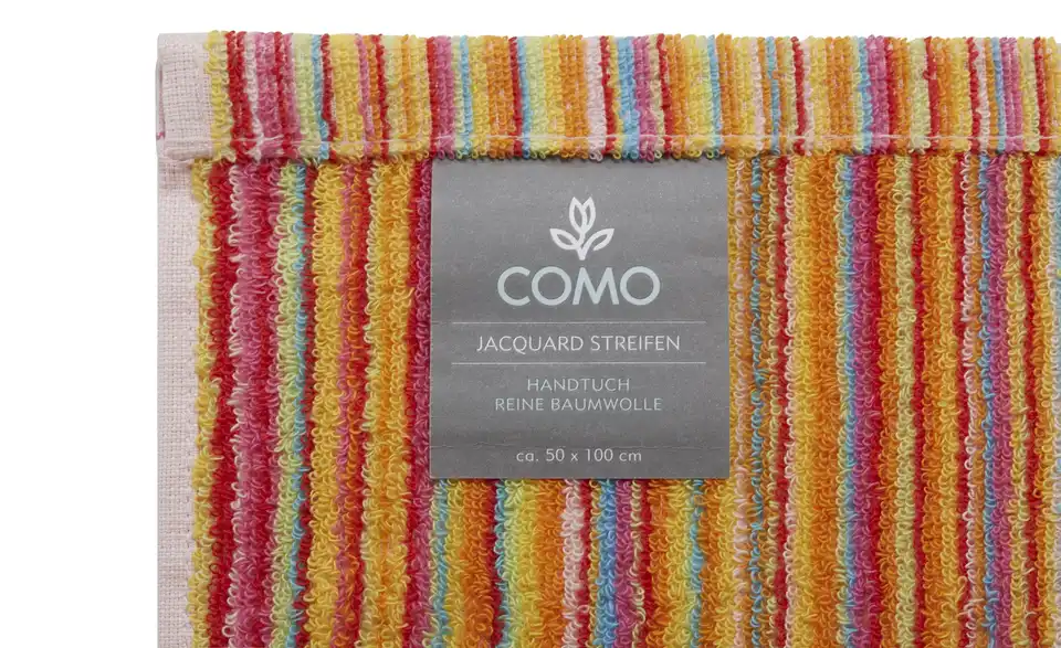 como Handtuch Jacquard Streifen, Detailansicht
