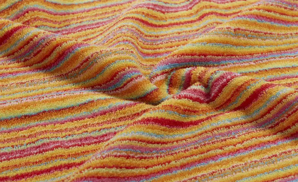 como Handtuch Jacquard Streifen, Detailansicht