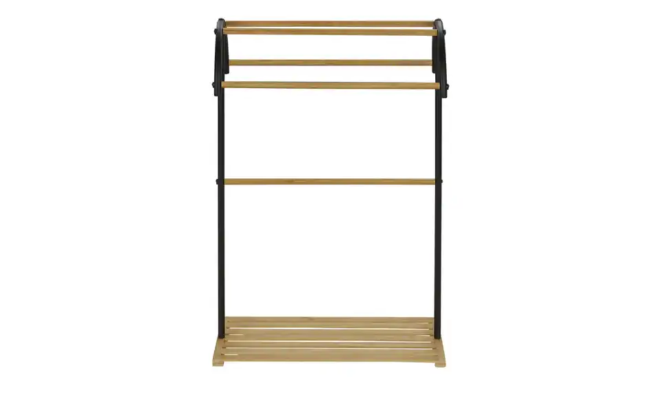 KHG Handtuchständer Bambus, Frontansicht