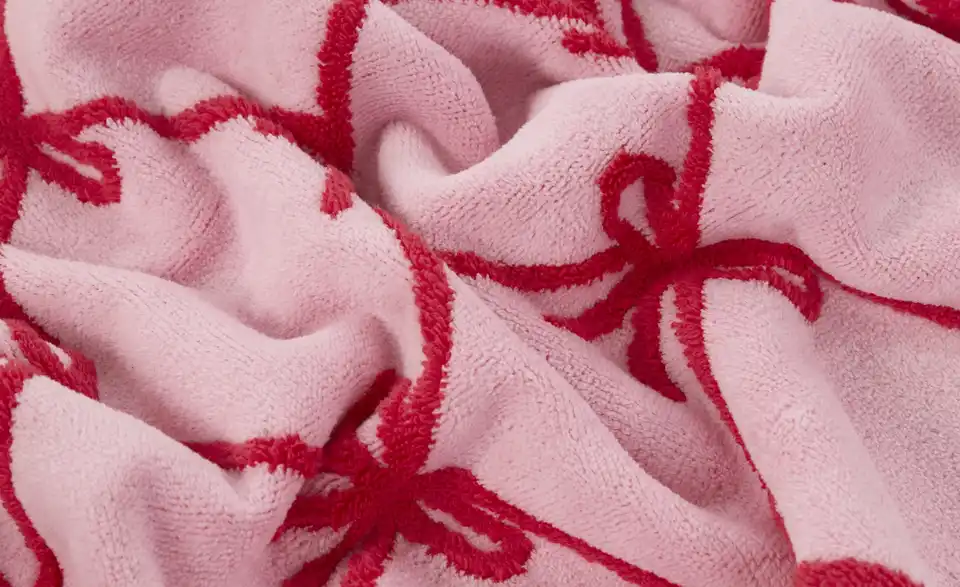 como Duschtuch Schleife, Detailansicht