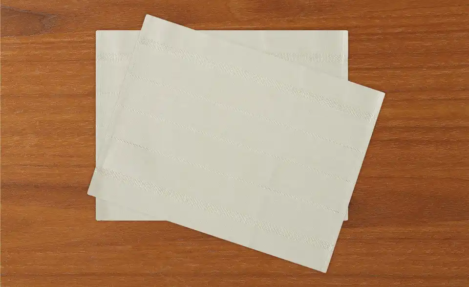 como Platzset Leinen Set Uni, in Wohnsituation