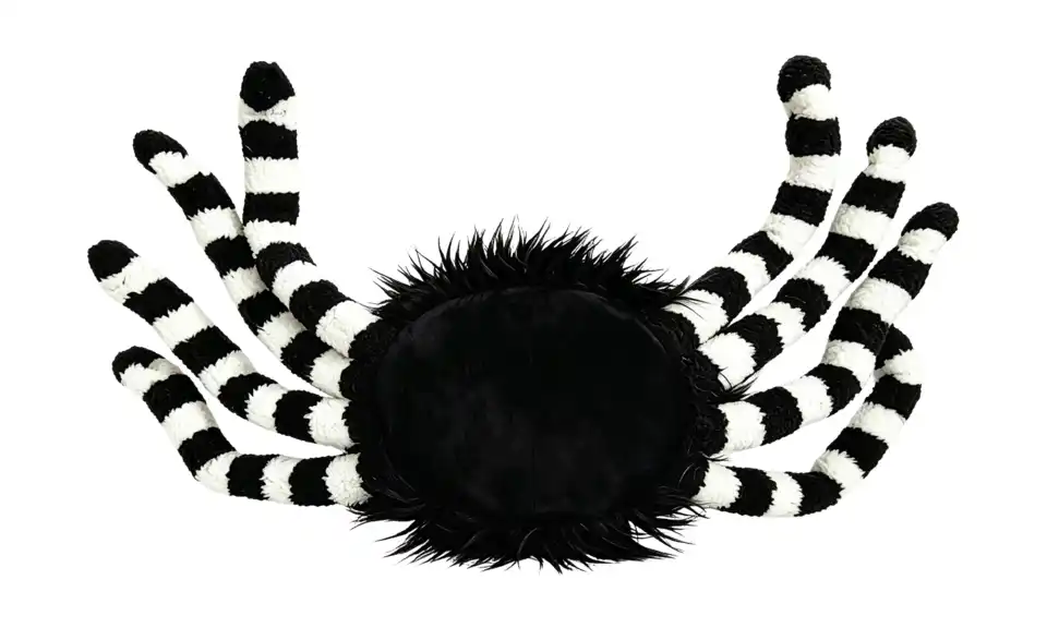 como Formkissen Spinne, Rückansicht