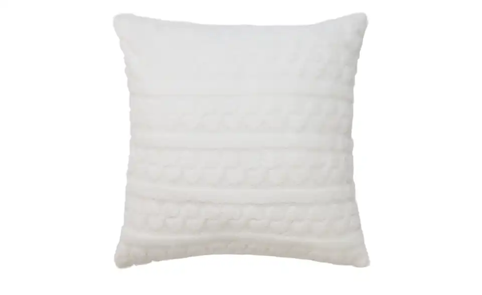 como Kissen Strickoptik, Rückansicht