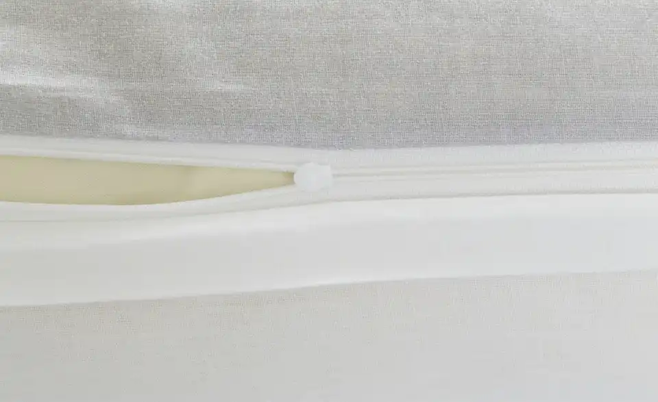 Gray & Jones Halbleinen Bettwäsche, Detailansicht