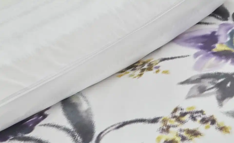 indigo Mako-Satin Bettwäsche Spellbound, Detailansicht