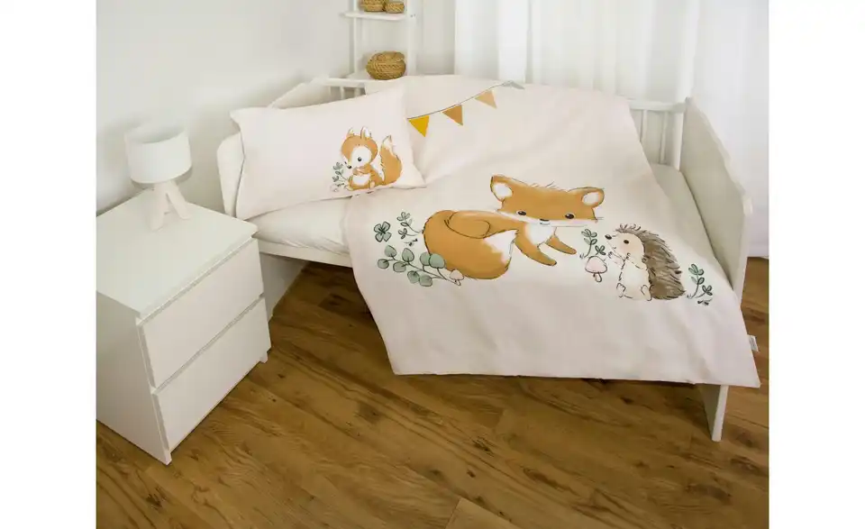 Herding Bettwäsche-Set Waldfreunde, in Wohnsituation