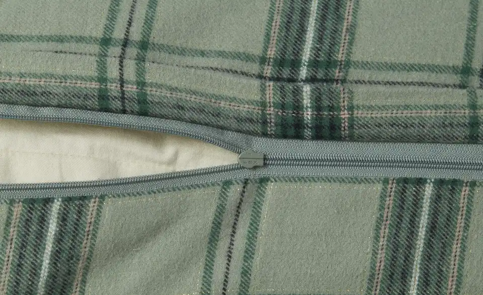 como Biber Bettwäsche Tartan, Detailansicht