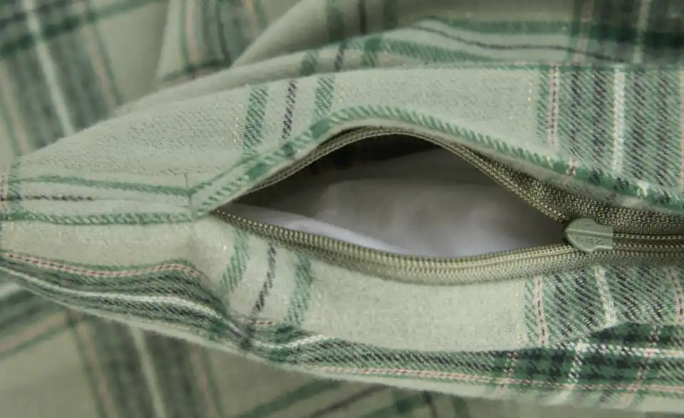 como Biber Bettwäsche Tartan, Detailansicht