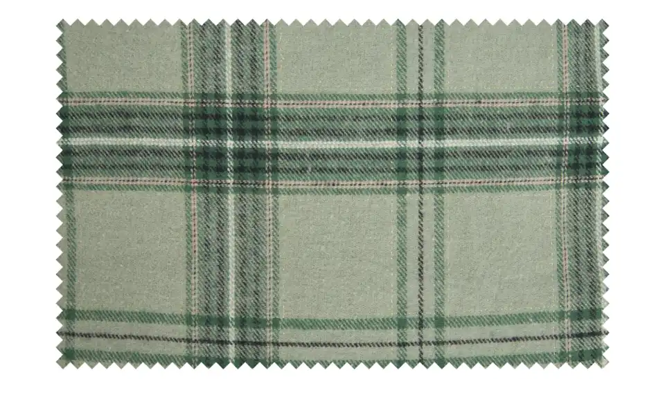 como Biber Bettwäsche Tartan, Stoffstruktur