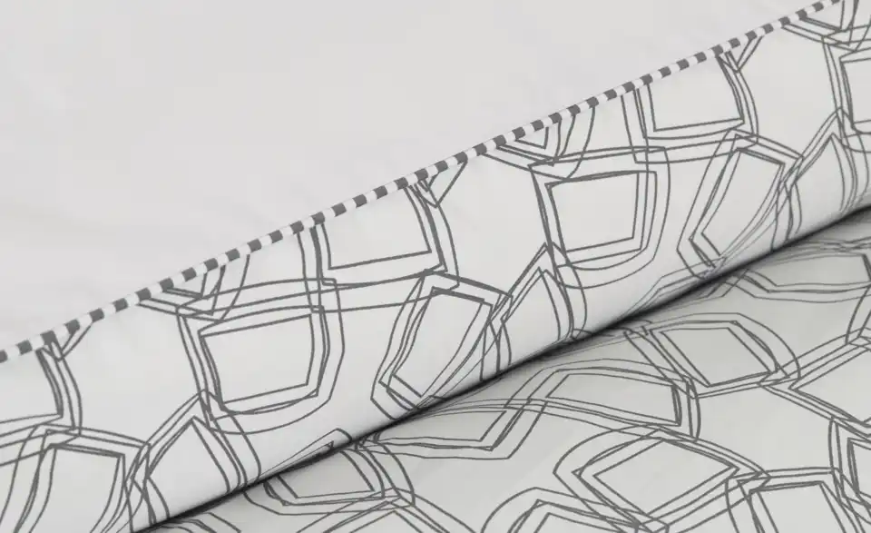 SCHÖNER WOHNEN Kollektion Satin Wende-Bettwäsche Turn-B, Detailansicht