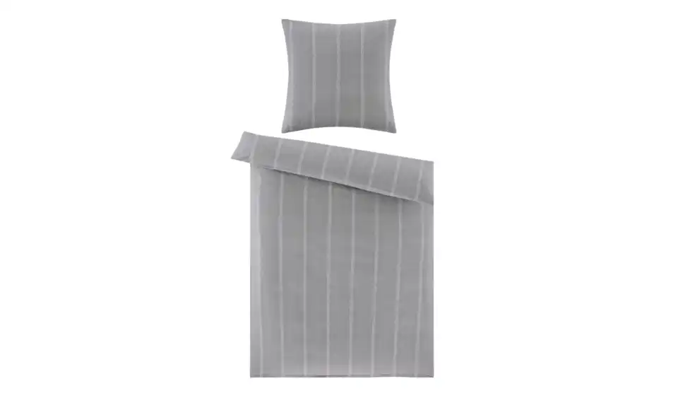 Esprit Flanell Bettwäsche E-Triple Stipe, Frontansicht