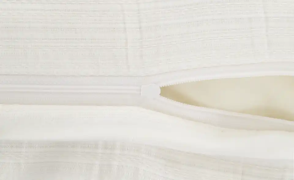 como superior Damast Bettwäsche Stitch Stripe, Detailansicht