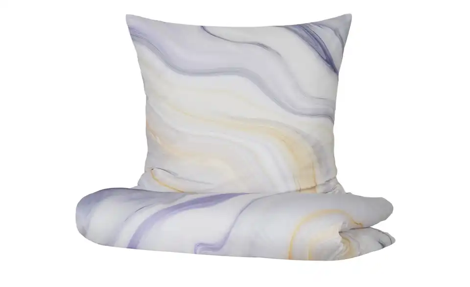 indigo Mako-Satin Wende-Bettwäsche, Perspektive