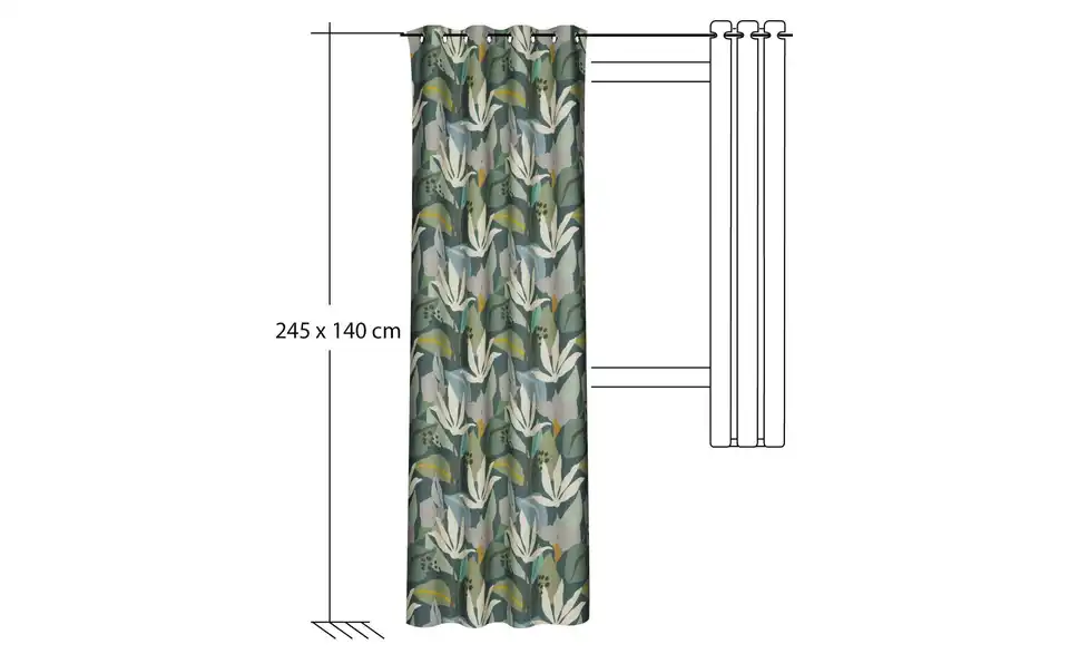 HOMING Ösenschal, Bemaßung