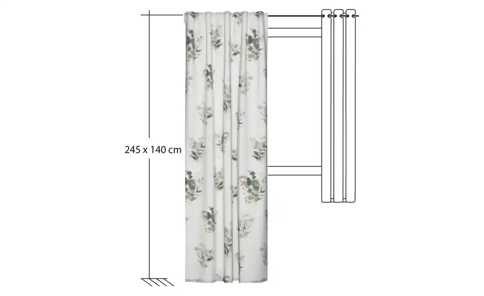 HOMING Schlaufenschal, Bemaßung