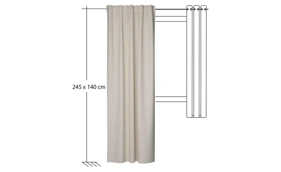 HOMING Schlaufenschal, Bemaßung