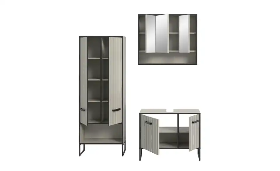 Badkombination, geöffnet