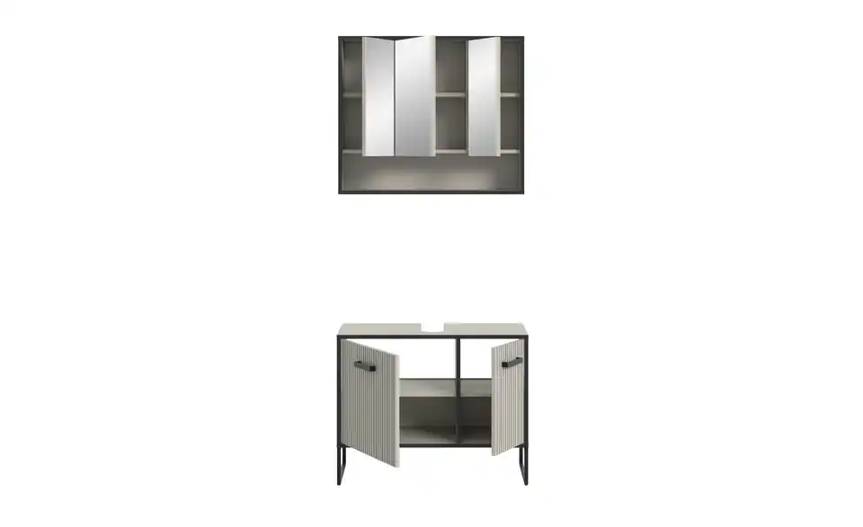 Badkombination, geöffnet