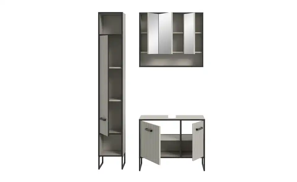 Badkombination, geöffnet