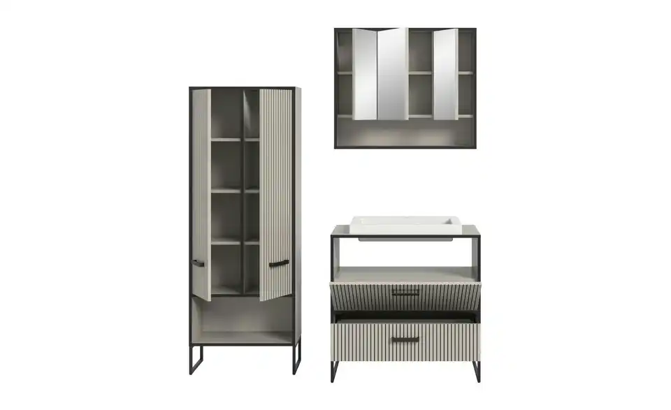 Badkombination, geöffnet