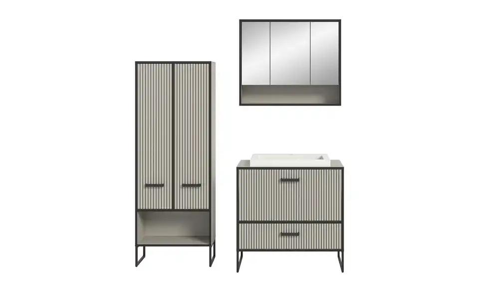 Badkombination, Frontansicht