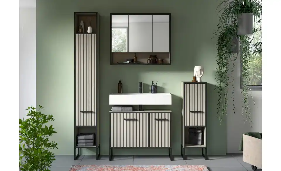 Badkombination, in Wohnsituation