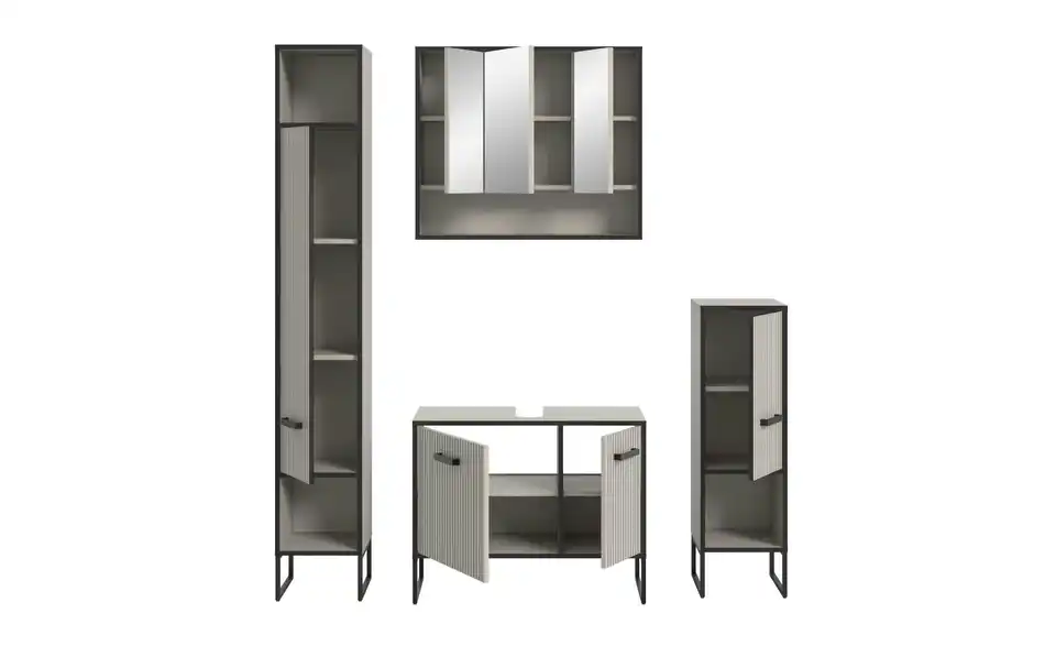 Badkombination, geöffnet