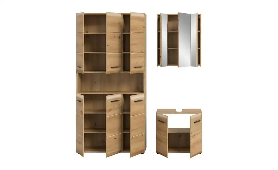 Badkombination, geöffnet