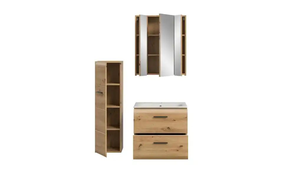 Badkombination, geöffnet