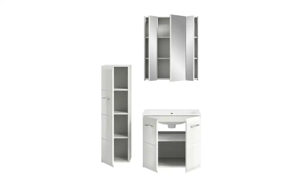 Badkombination, geöffnet