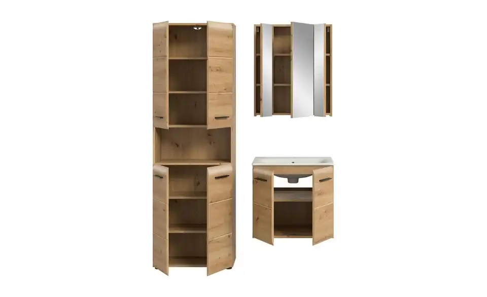 Badkombination, geöffnet