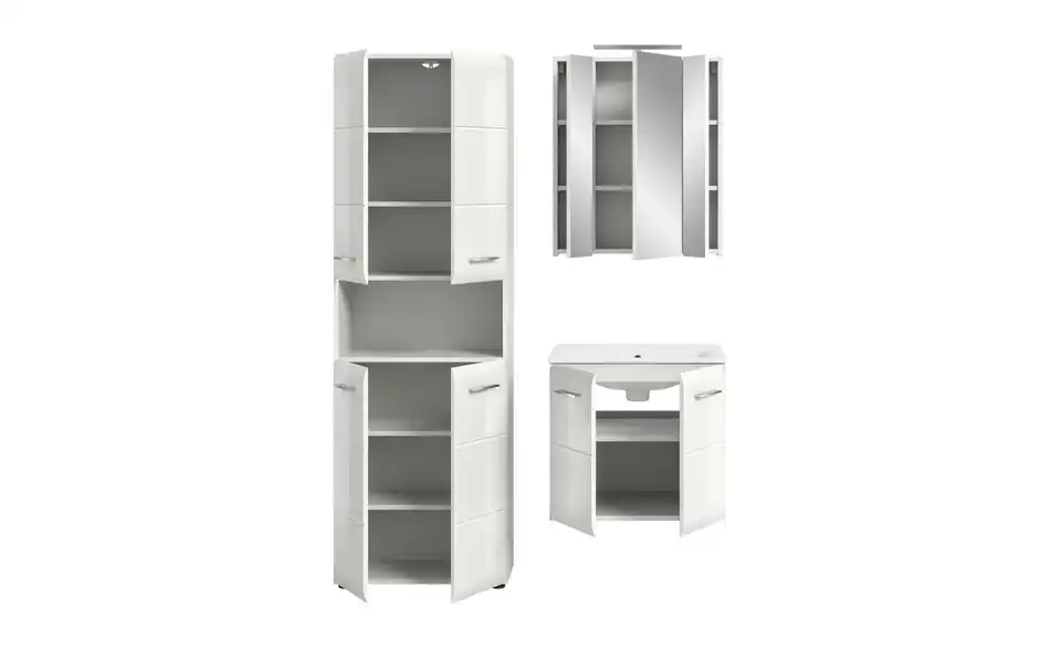 Badkombination, geöffnet