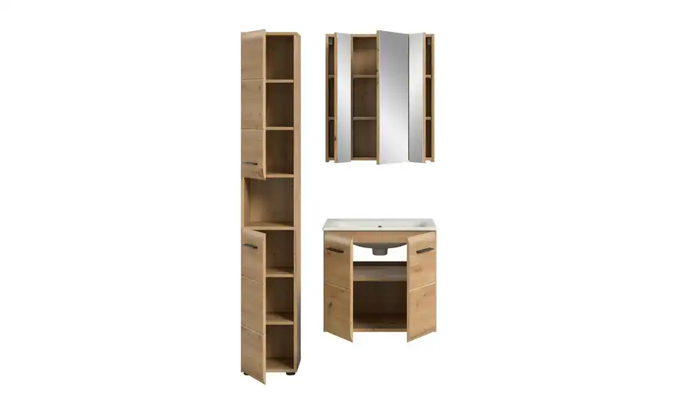 Badkombination, geöffnet