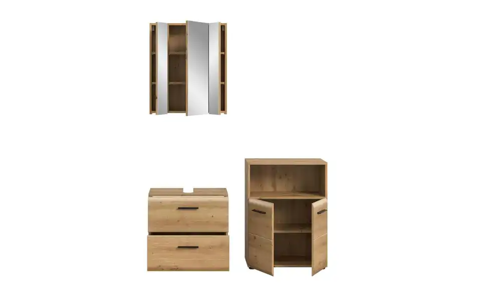 Badkombination, geöffnet