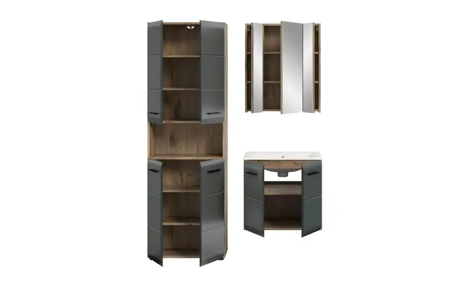 Badkombination, geöffnet