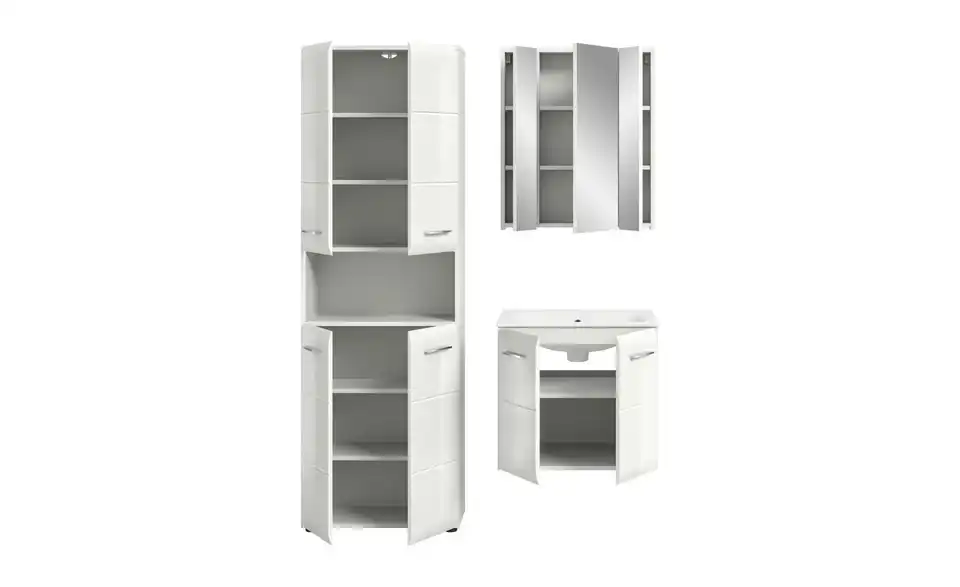 Badkombination, geöffnet