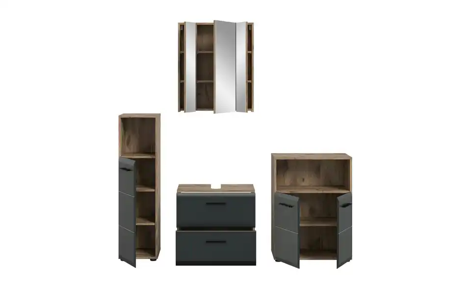 Badkombination, geöffnet