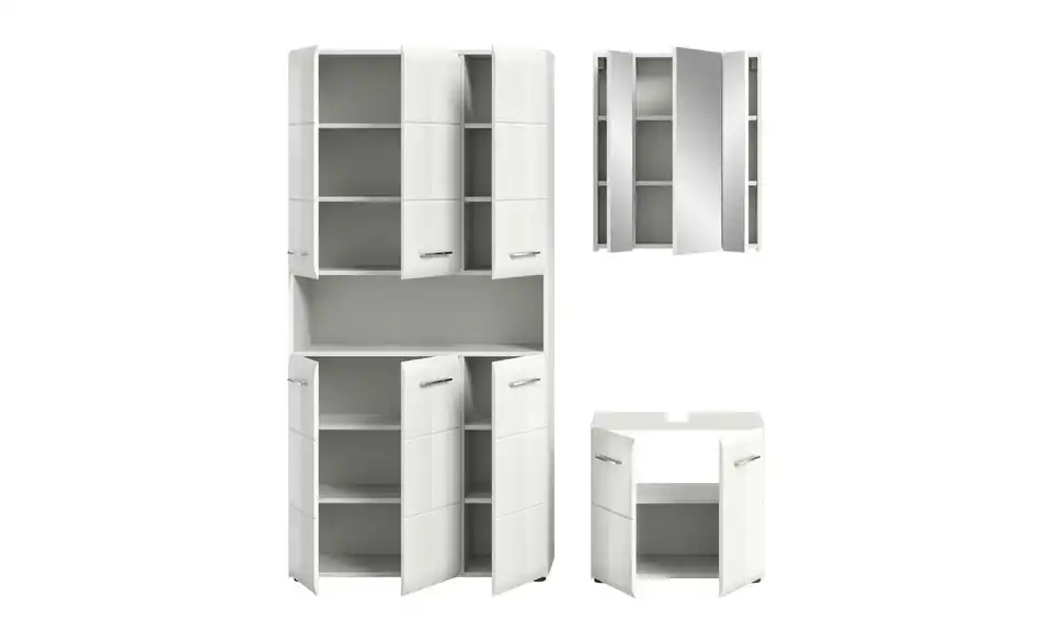 Badkombination, geöffnet