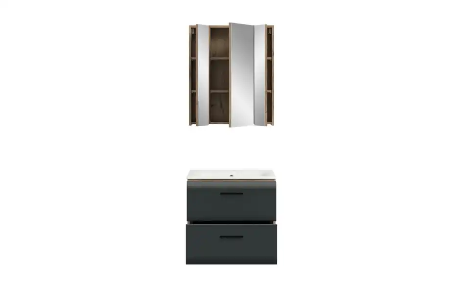 Badkombination, geöffnet