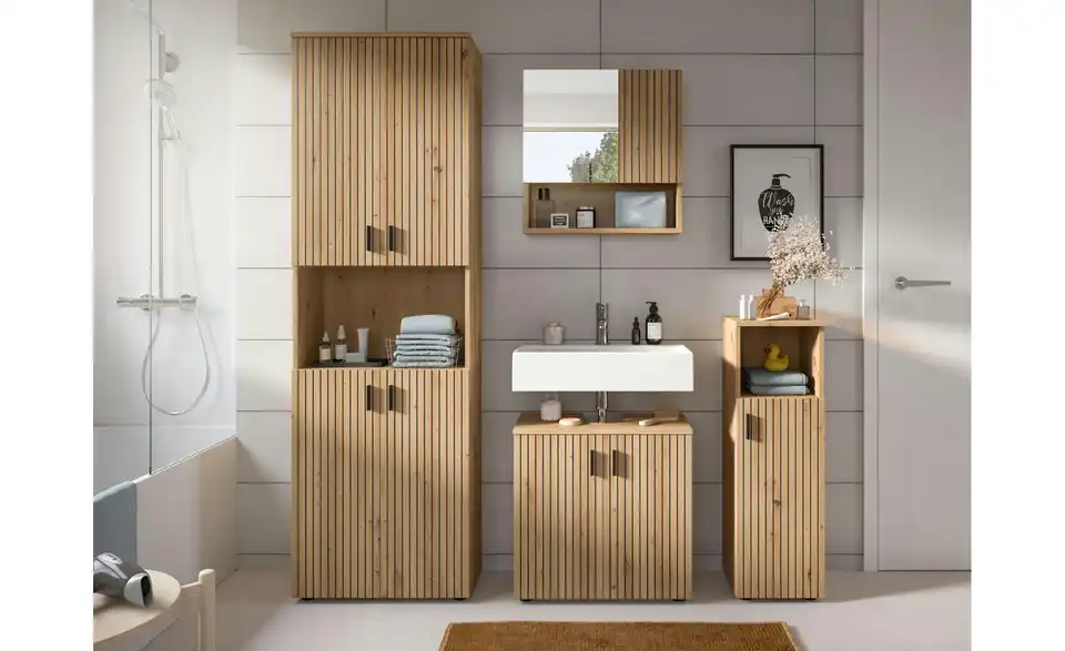 Badkombination, in Wohnsituation