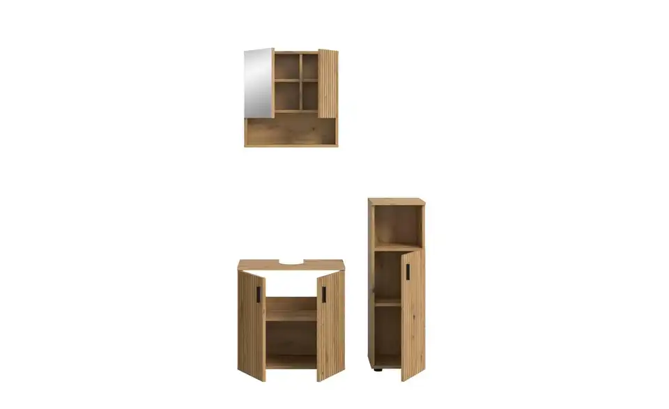 Badkombination, geöffnet