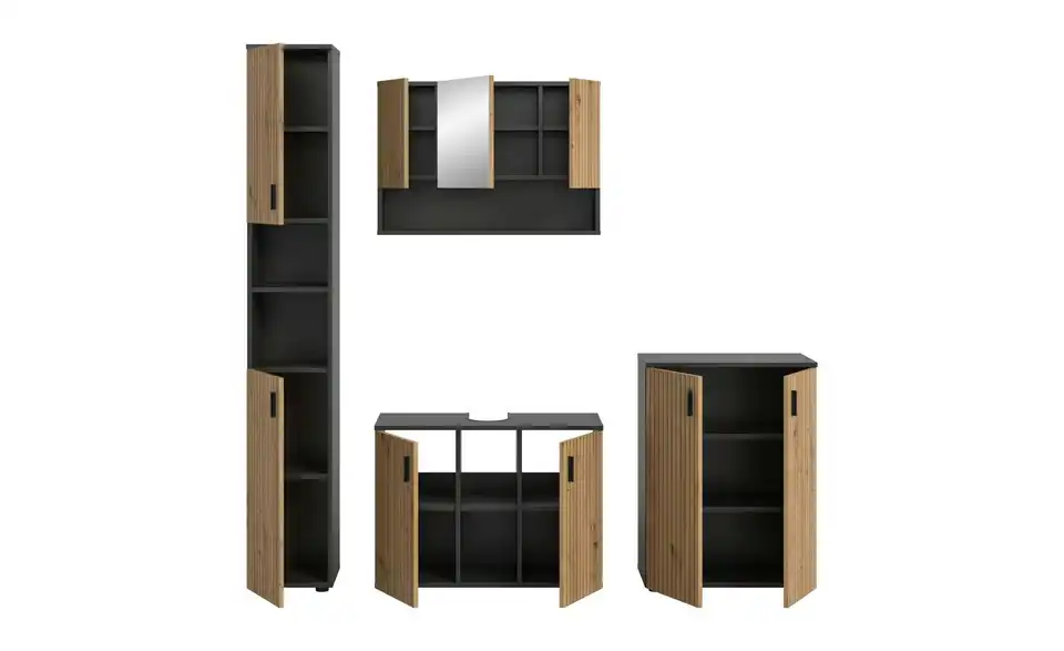 Badkombination, geöffnet