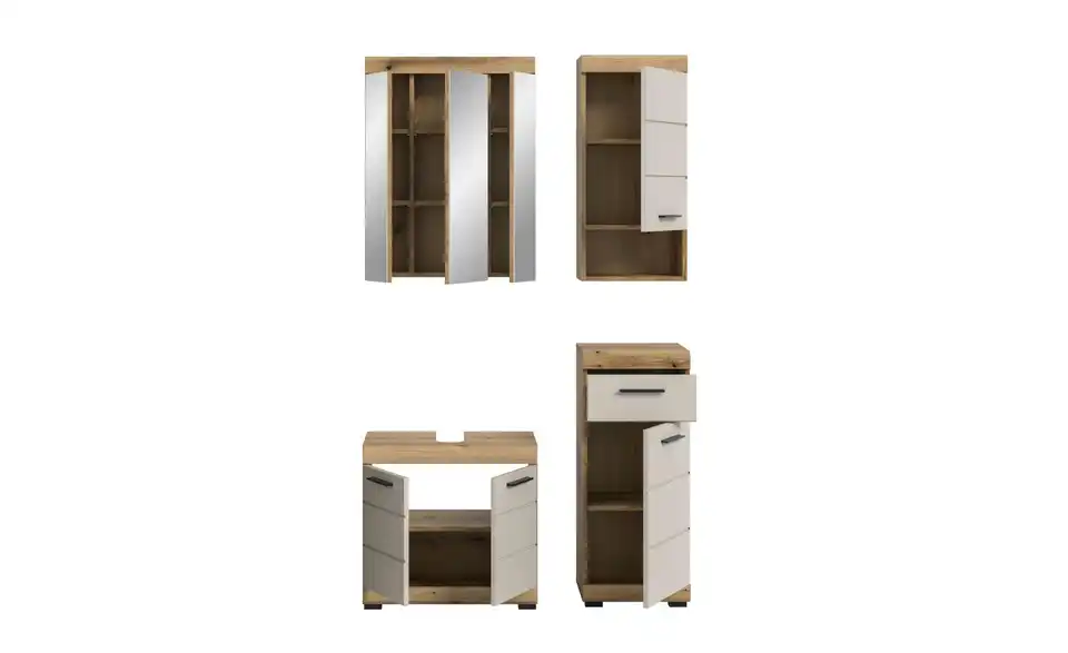 Badkombination, geöffnet