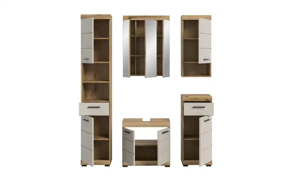 Badkombination, geöffnet