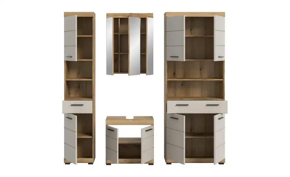 Badkombination, geöffnet