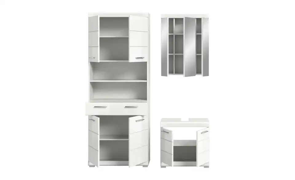 Badkombination, geöffnet