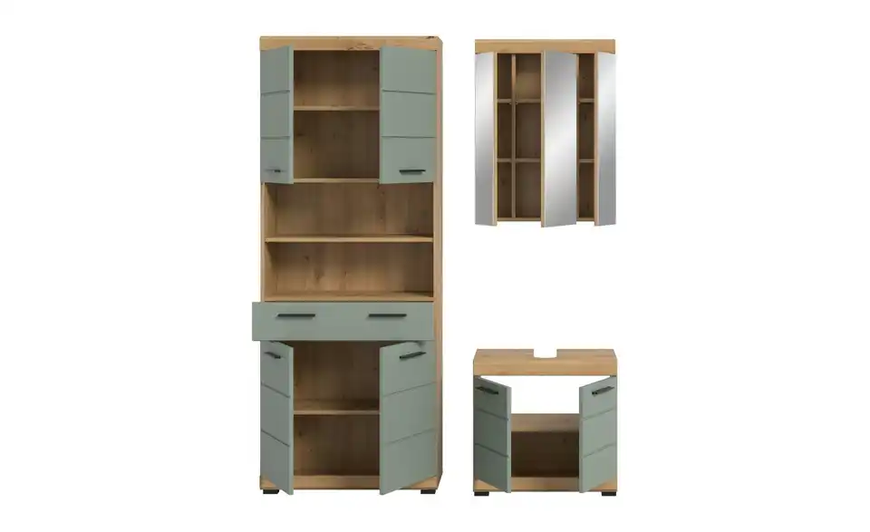 Badkombination, geöffnet