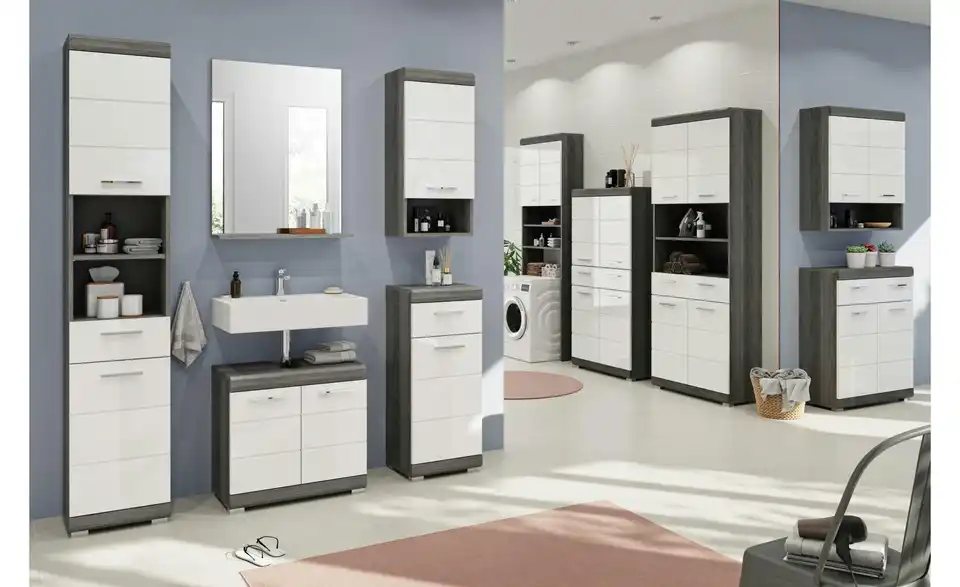 Waschbeckenunterschrank, in Wohnsituation